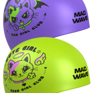 Kahepoolne silikoonist ujumismüts Cuties reversible